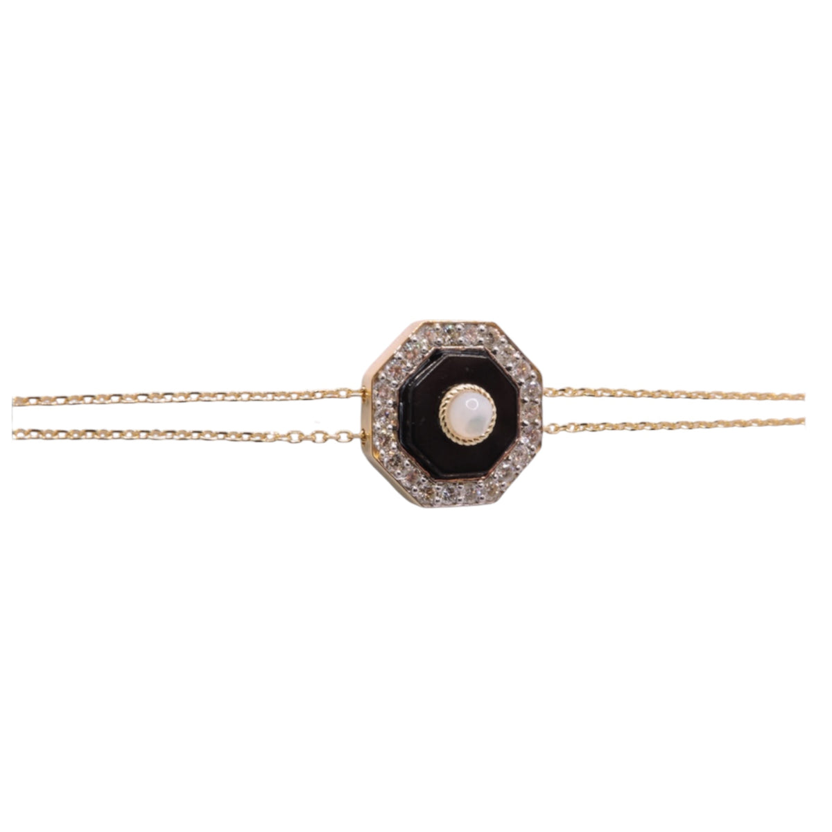 Octagon Onyx Bracelet