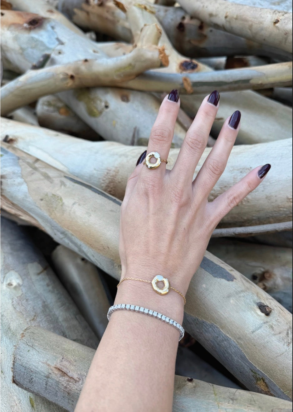 Circle of Life with Mother of Pearl Bracelet