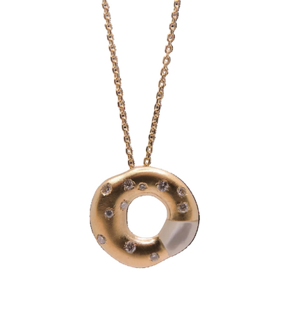 Circle of Life with Mother of Pearl Necklace