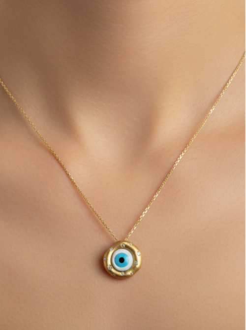 Circle of Life with Eye Necklace