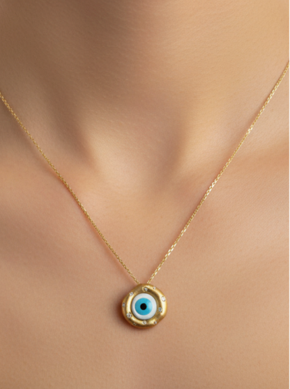 Circle of Life with Eye Necklace