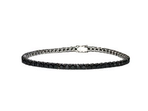Black Diamond Tennis Bracelet